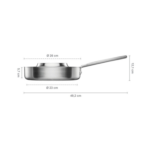 Сотейник Fiskars Norden з кришкою 26 см (1067634) – Fiskars (вид 2)