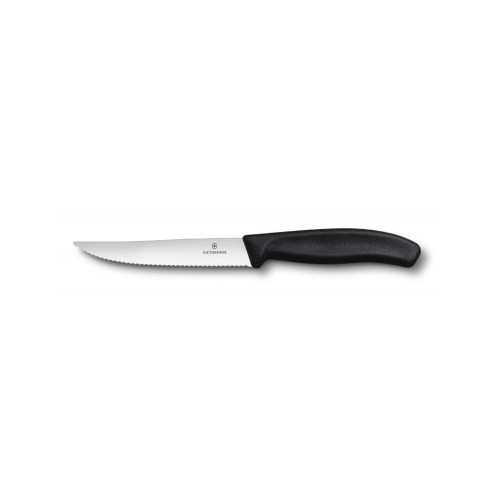 Кухонний ніж Victorinox SwissClassic SteakPizza 12 см Serrated Black (6.7933.12) – Victorinox