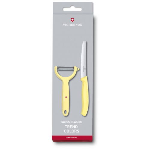 Набір ножів Victorinox SwissClassic Paring Set Tomato and Kiwi Yellow (6.7116.23L82) – Victorinox