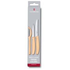 Набір ножів Victorinox SwissClassic Paring Set 3 шт Universal Orange (6.7116.31L92)