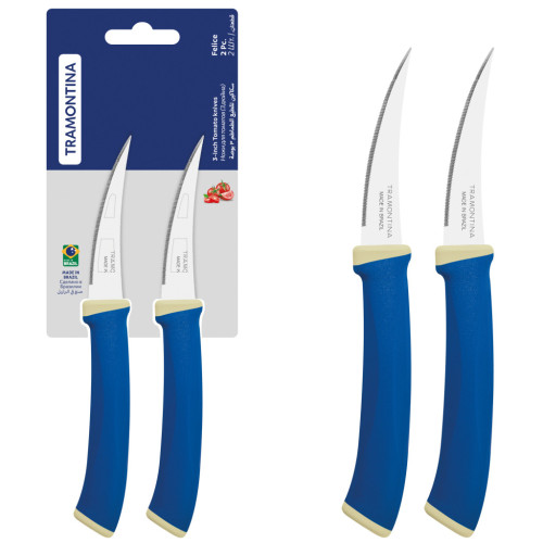 Набор ножей Tramontina Felice Blue Tomato 76 мм 2 шт (23495/213) – Tramontina (вид 2)