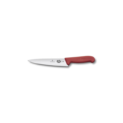 Кухонний ніж Victorinox Fibrox разделочный 19 см, красный (5.2001.19) – Victorinox