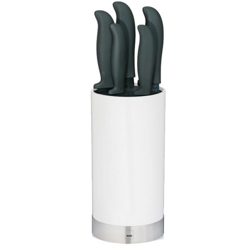 Набор ножей Kela Acida с подставкой 6 предметов White (11286) – Kela