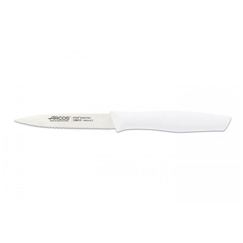 Кухонный нож Arcos Nova для чищення зубчатий 100 мм Білий (188614) – Arcos (вид 1)