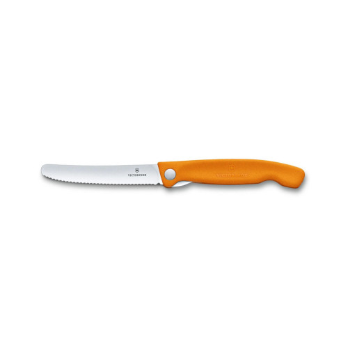Кухонный нож Victorinox SwissClassic Foldable Paring 11 см Serrated Orange (6.7836.F9B) – Victorinox (вид 2)