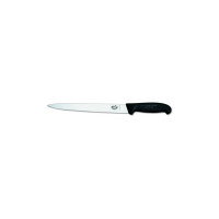 Кухонный нож Victorinox Fibrox для нарезки 25 см, черный (5.4403.25)