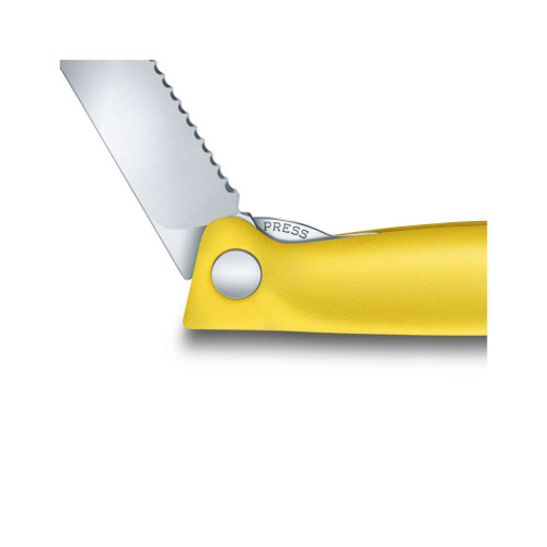 Кухонний ніж Victorinox SwissClassic Foldable Paring 11 см Serrated Yellow (6.7836.F8B) – Victorinox (вид 2)