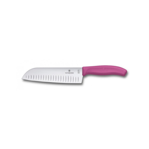 Кухонний ніж Victorinox SwissClassic Santoku 17 см Pink (6.8526.17L5B) – Victorinox