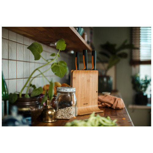 Набір ножів Fiskars Functional Form Bamboo 3 шт (1057553) – Fiskars (вид 1)