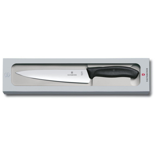 Кухонний ніж Victorinox SwissClassic Carving 19см Black (6.8003.19G) – Victorinox