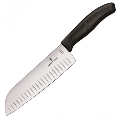 Кухонный нож Victorinox SwissClassic Santoku 17см Black (6.8523.17G) – Victorinox (вид 1)