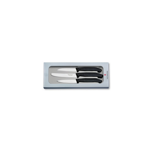 Набір ножів Victorinox SwissClassic Paring Set 3 шт Black (6.7113.3G) – Victorinox