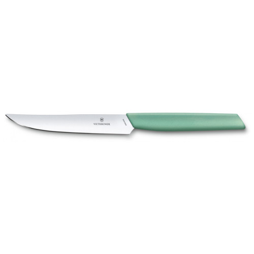 Кухонный нож Victorinox Swiss Modern Steak 12 см Мятний (6.9006.1241) – Victorinox