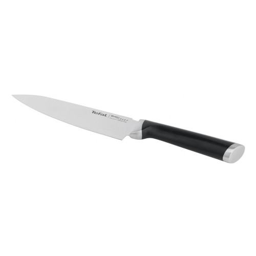 Кухонний ніж Tefal Eversharp, 16.5см, з чохол-точило нержавіюча сталь, чорний (K2569004) – Tefal (вид 1)
