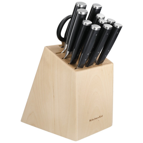 Набір ножів KitchenAid Coreline з підставкою, 11 предметів (KAG12STSNBXOBQ) – KitchenAid