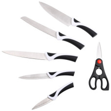 Набір ножів Bergner Kyoto, з ножицями, 6 предметів (BG-39319-MM)