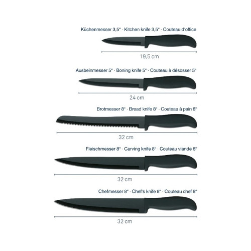 Набор ножей Kela Acida бамбук, 6 предметів (11283) – Kela (вид 1)