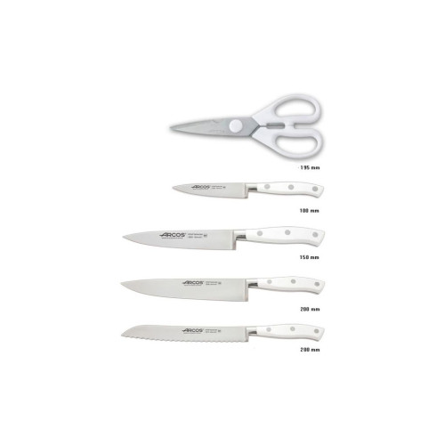 Набор ножей Arcos серія "Riviera White" 5 предметів (235024) – Arcos (вид 1)