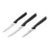 Набір ножів Tefal Essential 3шт, нержавіюча сталь, пластик, чорний (K2219455) – Tefal
