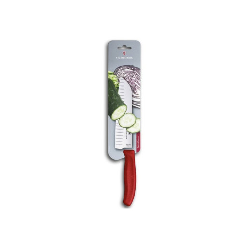 Кухонный нож Victorinox SwissClassic Santoku 17 см Red (6.8521.17B) – Victorinox