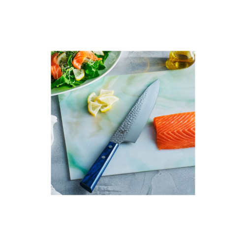 Кухонний ніж Yaxell серія "Blue Breeze" Сантоку 165 мм серія (34601) – Yaxell (вид 1)