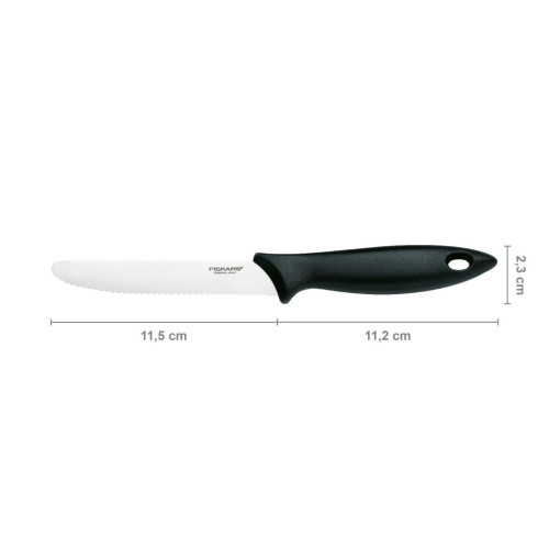 Кухонный нож Fiskars Essential для томатів 12 см (1065569) – Fiskars (вид 2)