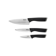 Набір ножів Tefal Comfort, 3шт, нержавіюча сталь, пластик, чорний (K221S375)