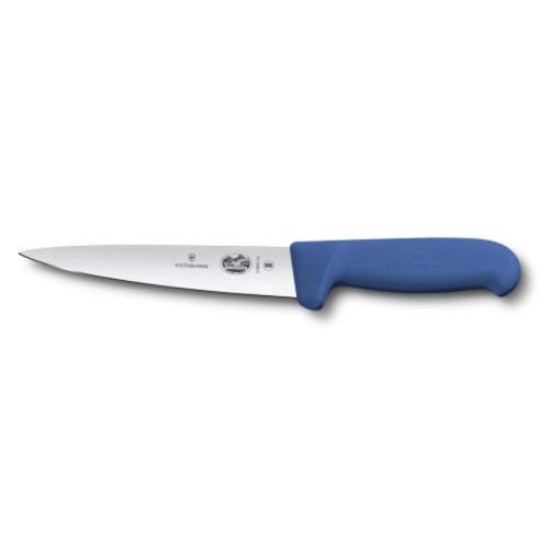 Кухонний ніж Victorinox Fibrox разделочный 14 см, синий (5.5602.14) – Victorinox