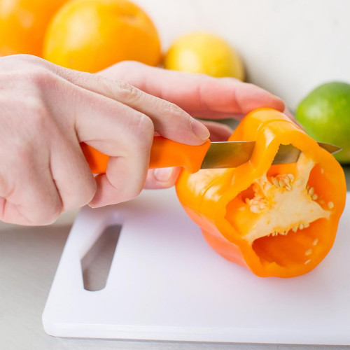 Кухонний ніж Victorinox SwissClassic для нарезки 8 см, оранжевый (6.7606.L119) – Victorinox (вид 1)