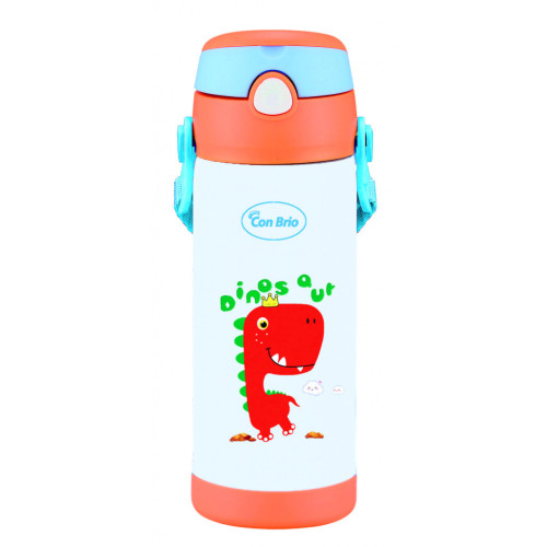 Термос Con Brio з трубочкою 350 мл Діно (CB-391-dino) – CON BRIO