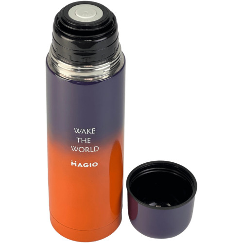 Термос Magio 1032 0.75 л Чорно-помаранчевий (MG-1032G) – Magio (вид 1)