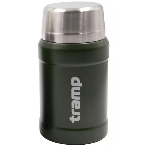 Термос Tramp с широким горлом в чехле 0.8 л Olive (UTRC-132-olive) – Tramp (вид 1)