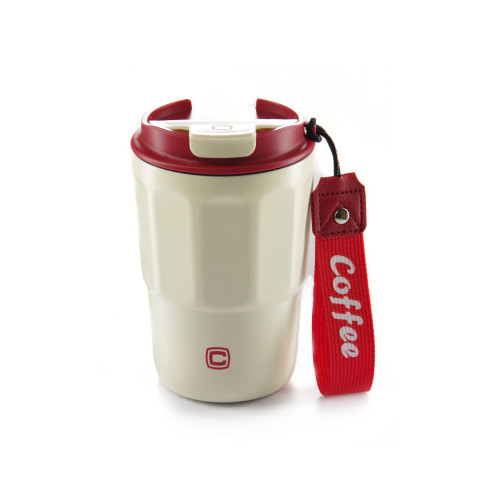 Термокружка СИЛА White/Red 400 мл (960685) – Сила