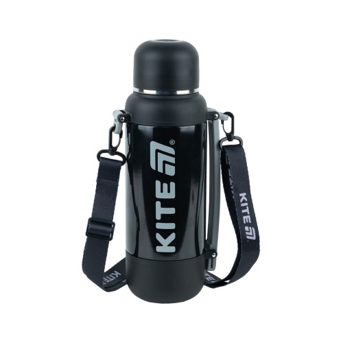 Термос Kite 1200 мл, чорний (K25-1225-1) – Kite
