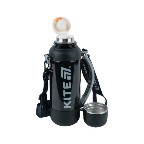 Термос Kite 1200 мл, чорний (K25-1225-1) – Kite (вид 1)