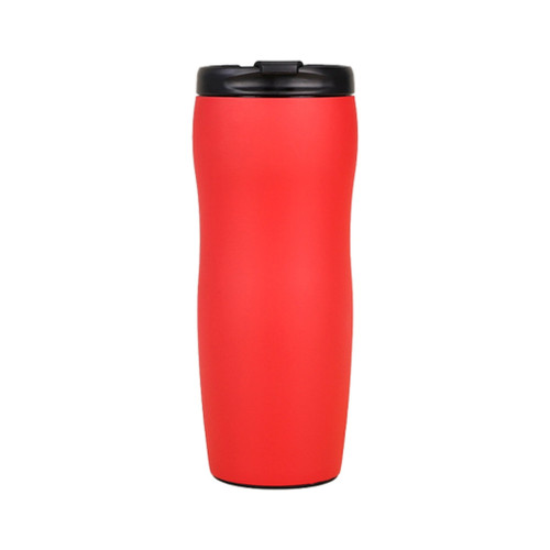 Термокружка Merlion 500 мл з відкидною кришкою, червона (Mug-500Red) – Merlion