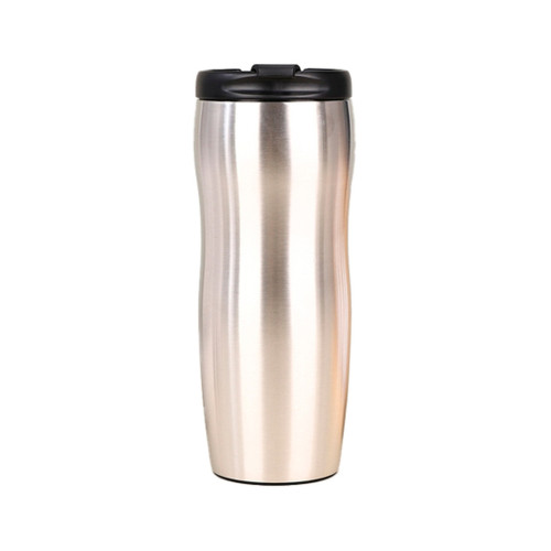 Термокружка Merlion 500 мл з відкидною кришкою, сіра (Mug-500Gray) – Merlion