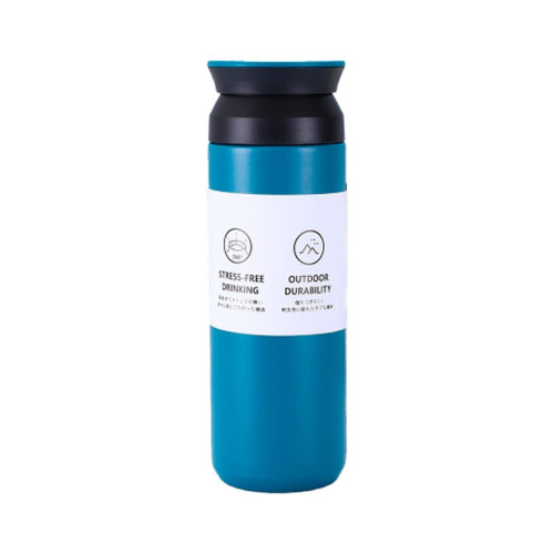 Термос Merlion Travel Tumbler 350 мл, подвійна кришка, синій (SUS-304-350Blue) – Merlion