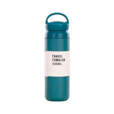 Термос Merlion Travel Tumbler 500 мл, подвійна кришка з ручкою, синій (SUS304-500Blue)