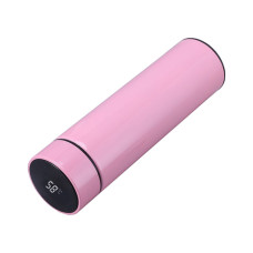 Термос Merlion з цифровим термометром 0,5 л, рожевий (SUS-304E-P/500)