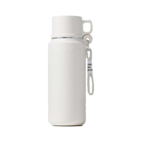 Термос Merlion з чашкою та ситечком 1 л, білий (TermTea-1000White) – Merlion