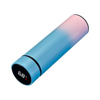 Термос Merlion з цифровим термометром 0,5 л, бузково-рожевий (SUS-304E-BlueP/500)