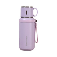 Термос Merlion з чашкою 0,6 л, фіолетовий (TermTea-600/Purple)