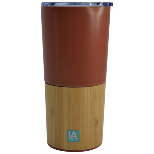 Термокружка Line Art Mao 500 мл світло-коричневий/бамбуковий (20201LA-18) – Line Art
