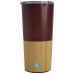 Термокружка Line Art Mao 500 мл темно-коричневий/бамбуковий (20201LA-19) – Line Art