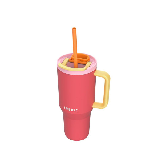 Термокружка Kambukka Rio Pink Papaya 950 мл Коралова з жовтим (11-08002) – Kambukka (вид 2)