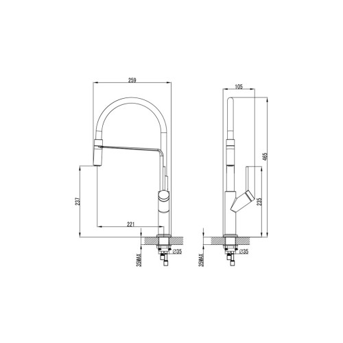 Смеситель Corso ADDA EB-4B520C (9635110) – Corso (вид 4)