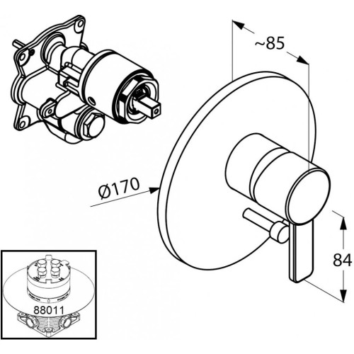 Змішувач KLUDI ZENTA (386500575) – KLUDI (вид 1)