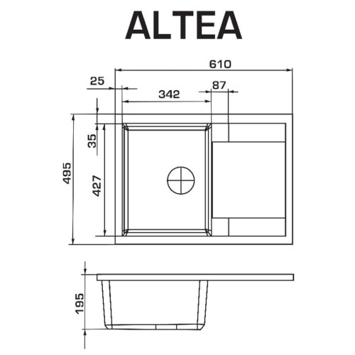 Мойка кухонная GRANADO ALTEA ivory (gr1304) – GRANADO (вид 4)