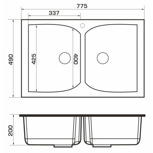 Мийка кухонна GRANADO CORDOBA ivory (gr1204) – GRANADO (вид 4)